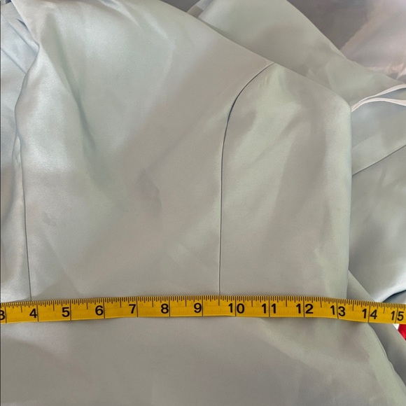 ALFRED SUNG Light Blue One-Shoulder Dress - Picture 7 of 8